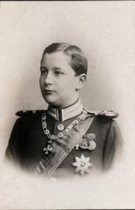 Portrett av prins Eitel Friedrich av Preussen (1883-1942). av French Photographer