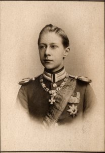 Portrett av prins William (1882-1951), tysk kronprins av French Photographer