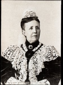 Portrett av Sophia av Nassau (1836-1913), dronningkonsort av Sverige og Norge. av French Photographer