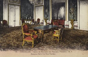 Mottakshallen til den nye presidenten, Palace of Versailles (fargebilde) av French Photographer