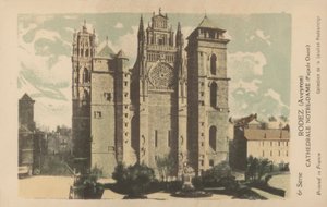 Rodez, Aveyron, Notre Dame katedral av French Photographer