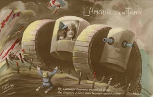 Romantikk i en tank (fargebilde) av French Photographer