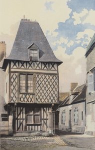 Romorantin, Bindingsverkshus av French Photographer