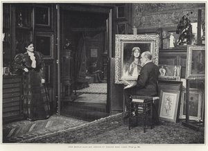 Rose Caron får portrettet sitt malt av Leon Bonnat av French Photographer