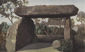 Saint-Nazaire, Dolmen omgir et torg av French Photographer