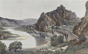 Saint-Paul-en-Cornillon, Utsikt over klippen Cornillon av French Photographer