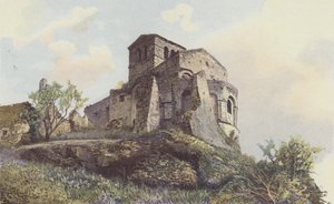 Saint-Romain-le-Puy, kirke av French Photographer