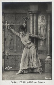 Sarah Bernhardt hos keiserinne Theodora av French Photographer