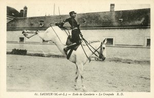 Saumur (Maine-et-Loire), kavaleriskole, La Croupade av French Photographer