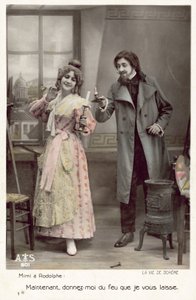 Scene fra La Vie De Boheme (fargebilde) av French Photographer