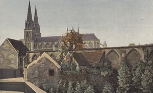 Sees, katedralen, Ensemble S og restene av klosteret av French Photographer