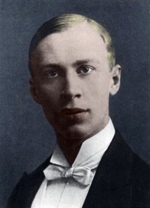 Serge Prokofiev (håndfarget bilde) av French Photographer