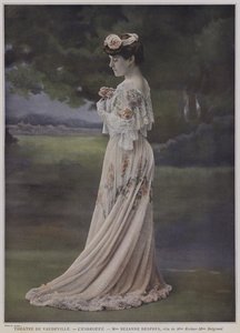Suzanne Despres som Mademoiselle Richter i LEsbroufe (farget bilde)
