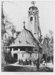 Den finske paviljongen på Rue des Nations ved Exposition Universelle i 1900, Paris av French Photographer