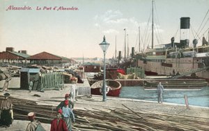 The Port, Alexandria (fargebilde) av French Photographer