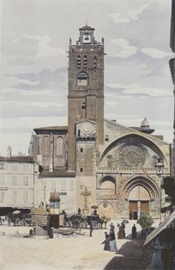 Toulouse, Saint-Etienne-kirken, Fasade O av French Photographer