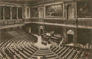 Versailles-kongressen. Postkort sendt i 1913. av French Photographer