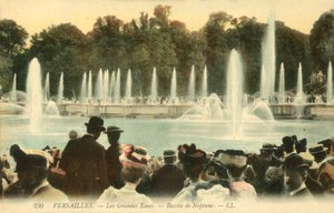Versailles, The Great Waters, Neptun-bassenget av French Photographer