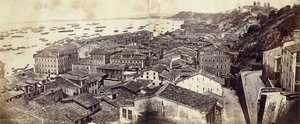 Utsikt over Bahia, ca. 1864-8 av French Photographer