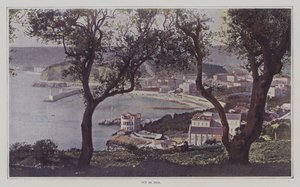 Utsikt over Nice (fargebilde) av French Photographer