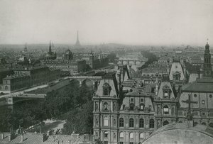 Utsikt over de syv broene tatt fra Saint-Gervais, Utsikt fra St Gervas, de syv broene (fotogravyr) av French Photographer