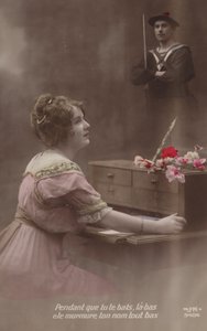 Mens du kjemper hvisker jeg navnet ditt (tonet bilde) av French Photographer