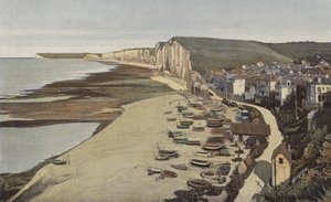 Yport, generell utsikt over stranden av French Photographer