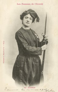 Zouave, fremtidens kvinne av French Photographer
