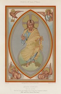 En skildring av Jesus Kristus fra 800-tallet av French School