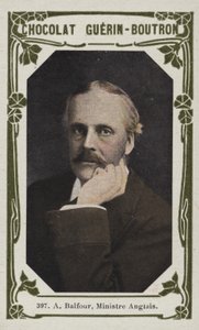 Til Balfour, engelsk minister (farget bilde) av French School