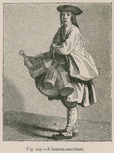 En lanterne-kjøpmann av French School