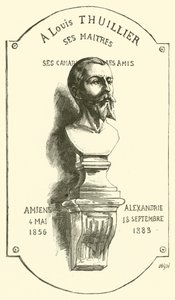 Til Louis Thuillier sine mestere (gravering) av French School