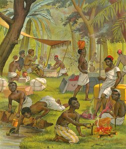En pause i Afrika av French School