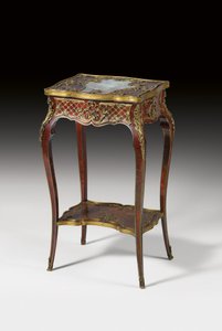 Et bord a ouvrage, tilskrevet Maison Millet, Paris, sent på 1800-tallet av French School
