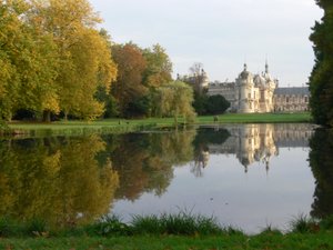 Utsikt over Chateau av French School