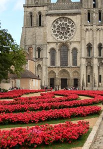 Ansicht der Westfassade von French School