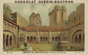 Klosteret i Montmajour, Bouches-du-Rhone av French School