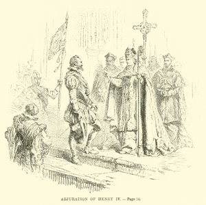 Abjuration av Henry IV av French School