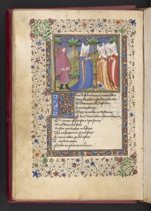 Legg til MS 21247 f.40v En herre og tre damer, fra 
