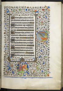 Legg til Ms 18850 f.42r Book of Hours (The Bedford Hours) c.1410-30 (blekk, farge og gull på vellum) av French School