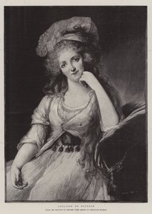 Adelaide de Bourbon (gravering) av French School