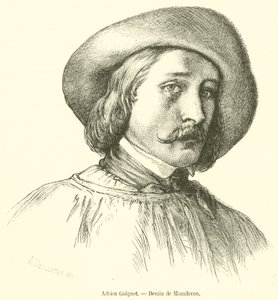 Adrien Guignet (gravering) av French School