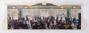 Annonse for åpning av nye bygninger i det parisiske varehuset Printemps, 1910 av French School