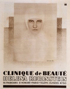 Annonsering for Héléna Rubinstein Beauty Clinic i Paris - i Vu av French School