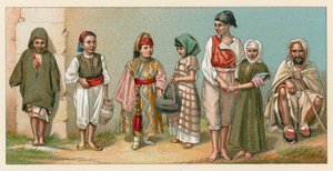 Afrika kostyme av French School