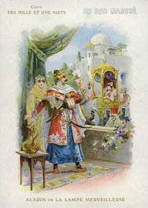 Aladdin og den magiske lampen av French School