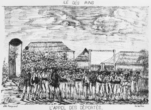 Album of the Isle of Pines, Roll call of the deportees, 1878-79 av French School