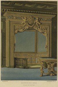 Alkove, Louvre-palasset, Paris, 1600-tallet av French School