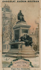 Alexandre Dumas, romanforfatter, 1803-1870, Erigee Place Malesherbes av French School