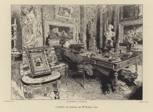 Alexandre Dumas den yngre i sitt studie av French School